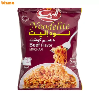 نودل با طعم گوشت الیت – 75 گرم
