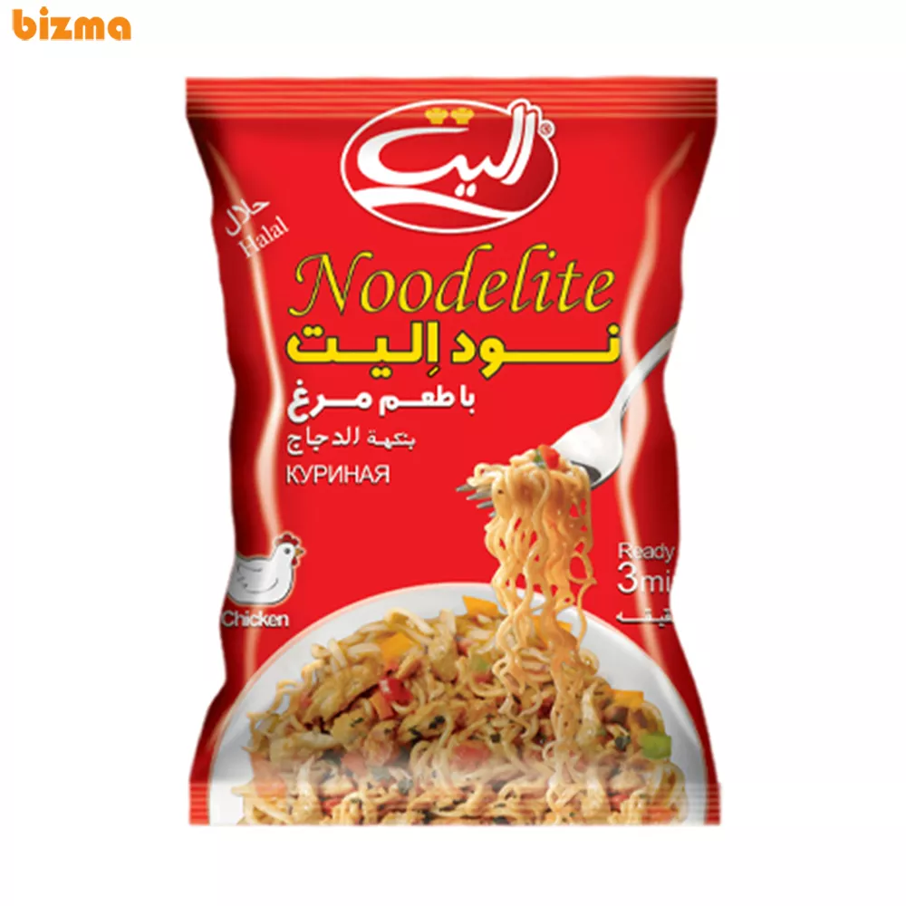 نودل با طعم مرغ الیت - 75 گرم 1 نودل با طعم مرغ الیت - 75 گرم