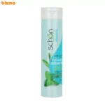 شامپو مو بانوان مخصوص موهای چرب شون مدل Green Tea & Mint حجم 400 میلی‌لیتر