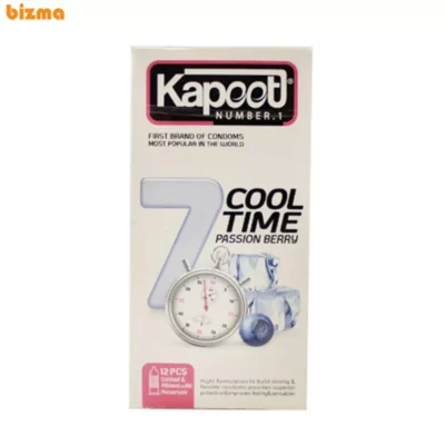 کاندوم تاخیری یک ساعته کاپوت مدل Cool Time بسته 12 عددی