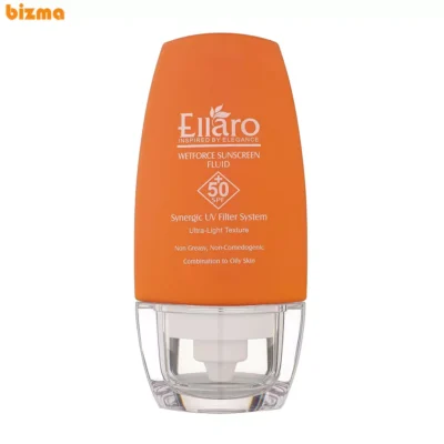 فلوئید ضد آفتاب بدون رنگ الارو SPF50 مدل Ultra Light تحت لیسانس محافظ UVA ،UVB، مرطوب‌کننده مناسب پوست‌‌های چرب و مختلط حجم 50 میلی‌لیتر