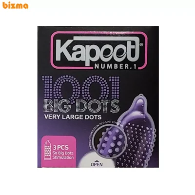 کاندوم کاپوت مدل BIG DOTS بسته 3 عددی