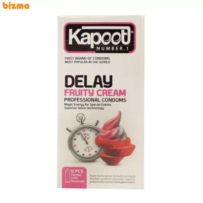 کاندوم کاپوت مدل Delay Fruty Cream بسته 12 عددی