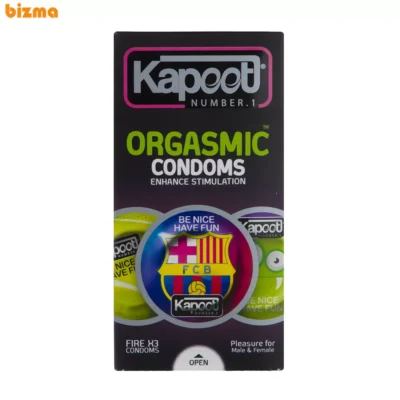 کاندوم کاپوت مدل Orgasmic بسته 12 عددی