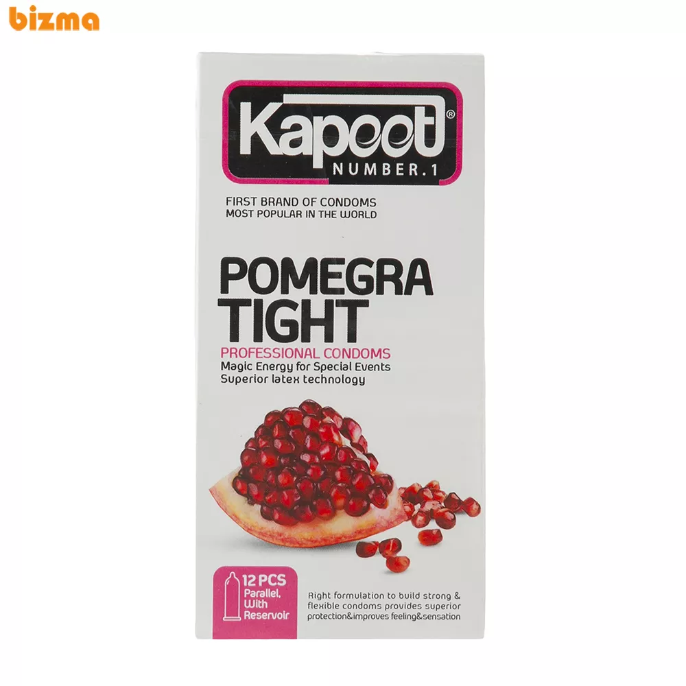 کاندوم کاپوت مدل Pomegra Tight بسته 12 عددی 11 کاندوم کاپوت مدل pomegra tight بسته 12 عددی