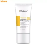 کرم ضد آفتاب رنگی ویتالیر SPF 50 مدل Vitamin C ‌مناسب انواع پوست حجم 50 میلی‌لیتر