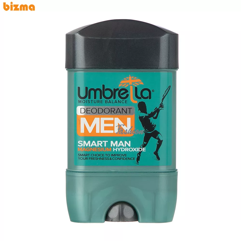 استیک ضد تعریق مردانه آمبرلا مدل Smart Man حجم 75 میلی لیتر 1 استیک ضد تعریق مردانه آمبرلا مدل اسمارت من حجم 75 میلی لیتر