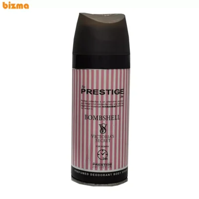اسپری خوشبو کننده بدن زنانه نیو پرستیژ کالر مدل Victoria Secret Bombshell حجم 150 میلی لیتر