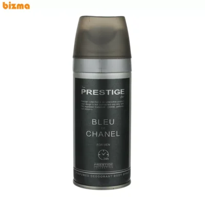 اسپری خوشبو کننده بدن مردانه پرستیژ مدل Bleu De Chanel حجم 150 میلی لیتر 6 اسپری خوشبو کننده بدن مردانه پرستیژ مدل Bleu De Chanel حجم 150 میلی لیتر