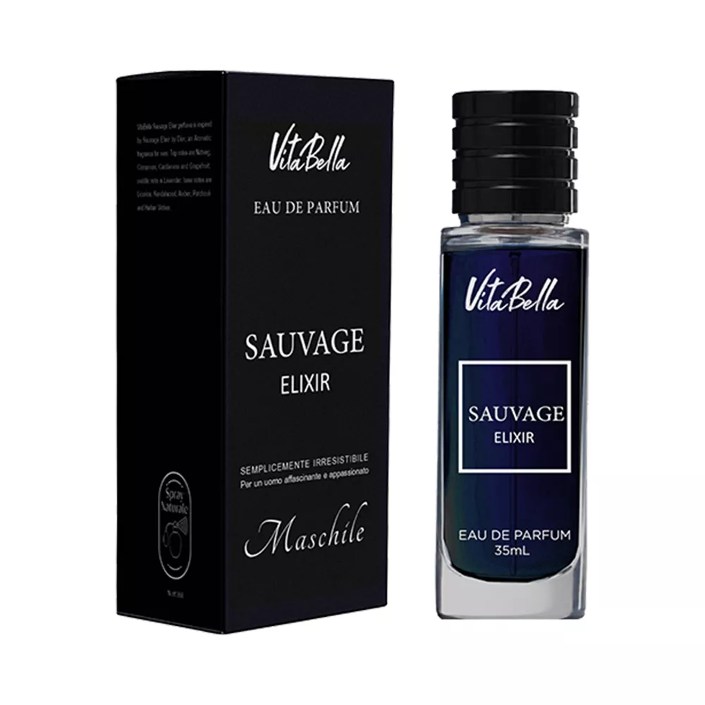 ادوپرفیوم مردانه ویتابلا مدل SAUVAGE حجم 35 میلی لیتر 2 ادوپرفیوم مردانه ویتابلا مدل SAUVAGE حجم 35 میلی لیتر
