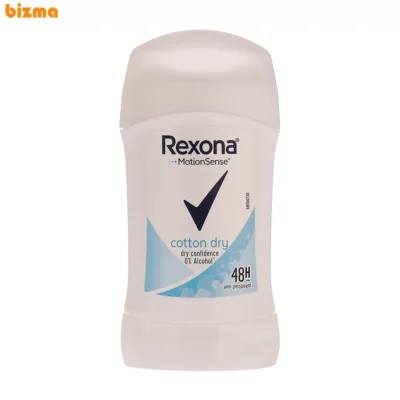 استیک ضد تعریق زنانه رکسونا مدل Cotton Dry با رایحه خنک وزن 40 گرم
