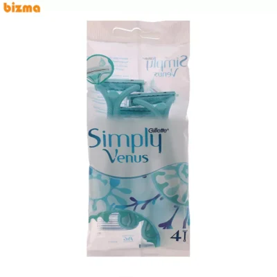 خود تراش ژیلت مدل Simply venus بسته 4 عددی