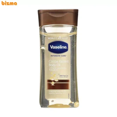 روغن بدن وازلین مدل Cocoa Butter حجم 200 میلی‌لیتر حاوی کره کاکائو خالص، ترمیم‌کننده پوست خشک و حساس، جذب سریع، حفظ رطوبت و ایجاد حس بدون چربی