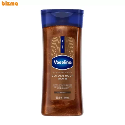 روغن بدن وازلین مدل Golden Hour Glow حجم 200 میلی لیتر