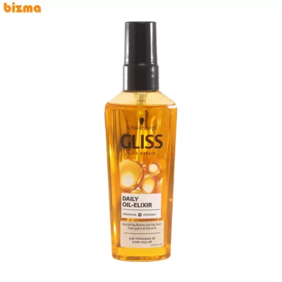 روغن آرگان مو گلیس مدل Daily Oil Elixir حجم 75 میلی لیتر 5 روغن مو گلیس مدل Daily Oil حاوی روغن آرگان و ویتامین ای حجم 75 میلی لیتر