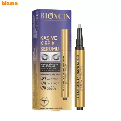 سرم تقویت کننده ابرو و مژه بیوکسین مدل هیالورونیک اسید حجم 3 میلی لیتر