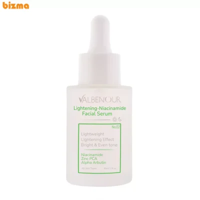 سرم روشن کننده والبنور مدل نیاسینامید و زینک مناسب برای انواع پوست حجم ۳۰ میلی لیتر