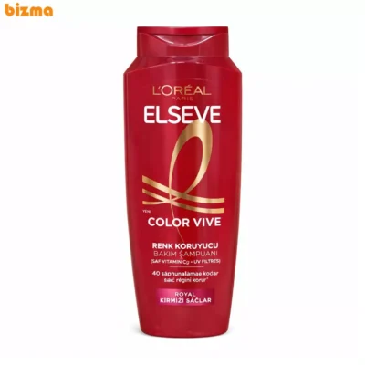 شامپو تثبیت کننده رنگ مو لورآل مدل Color Vive حجم 300 میلی‌لیتر، محافظ رنگ موهای رنگ شده، حاوی ویتامین C و فیلتر UV، بافت کرمی و نرم‌کننده