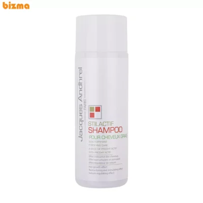 شامپو تقویت کننده موهای چرب ژاک آندرل پاریس مدل cheveux gras حجم 200 میلی‌لیتر، حاوی عصاره رزماری، گزنه و کافئین، کنترل چربی، جلوگیری از ریزش و افزایش استحکام موها