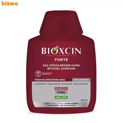 شامپو ضد ریزش مو بیوکسین قرمز مدل Forte حجم 300 میلی لیتر