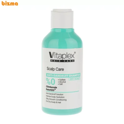 شامپو مو ضد شوره ویتاپلکس مدل Scalp Care مناسب موهای خشک، ضد خارش، تقویت‌کننده، محافظت کامل پوست سر، حجم 250 میلی‌لیتر
