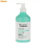 شامپو مو ویتاپلکس مدل Scalp Care حجم 500 میلی‌لیتر، مناسب موهای چرب، کنترل چربی و تنظیم ترشح سبوم، لایه‌برداری ملایم، حفظ رطوبت و تقویت‌کننده