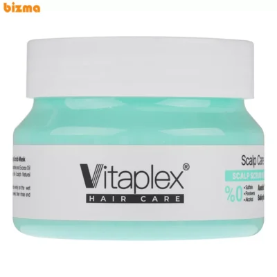 ماسک اسکراب مو ویتاپلکس مدل Scalp Care مناسب برای موهای چرب و دارای شوره وزن 295 گرم
