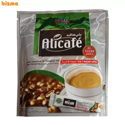کافی میکس بدون شکر علی کافه - 12 گرم بسته 20 عددی