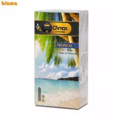 کاندوم کلایمکس مدل Tropical 11بسته 12 عددی
