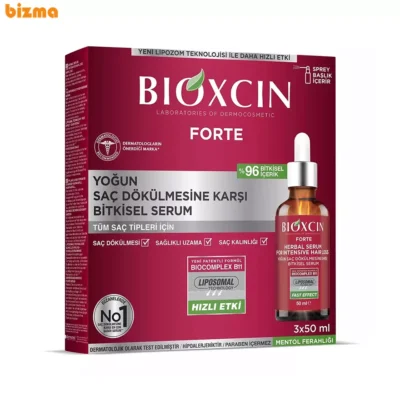 سرم مو بیوکسین مدل فورت حجم 50 میلی لیتر بسته 3 عددی